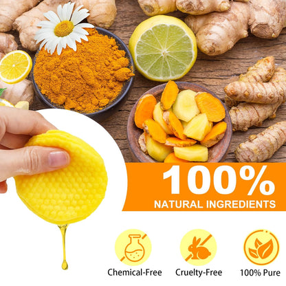 Revitalize Your Skin with Turmeric, Kojic Acid & Vitamin C Exfoliating Pads - 50 Count for Oil Control, Hydration & Dullness Reduction - Perfect for Face & Body!